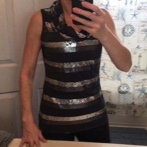 Roz and Ali sequined top